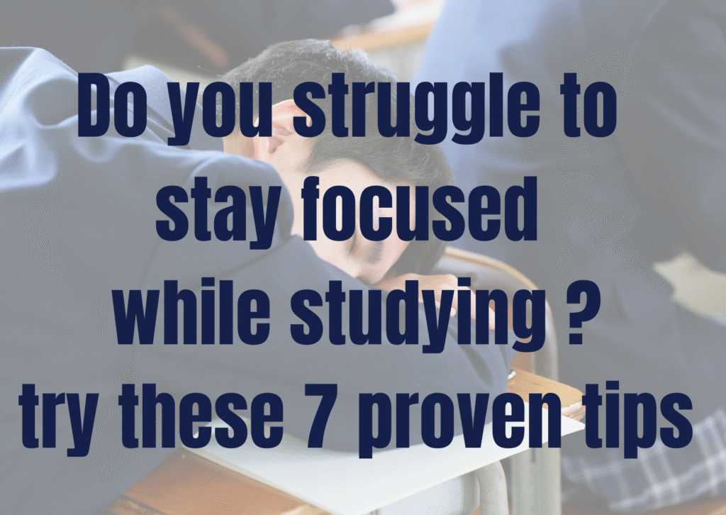 How to stay focused while studying