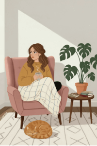 Graphic explaining how daily habits affect hormonal balance in women