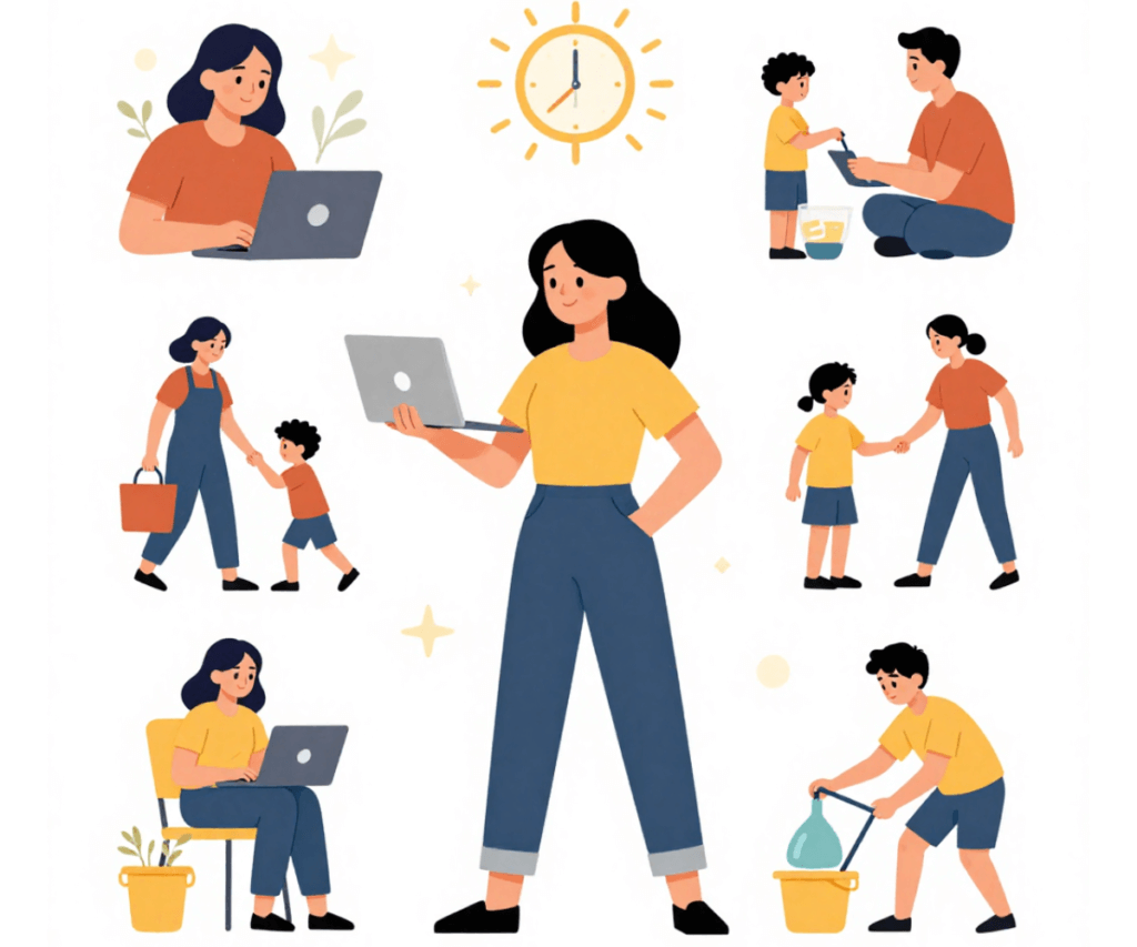 Graphic listing daily habits that can disrupt hormonal balance in women