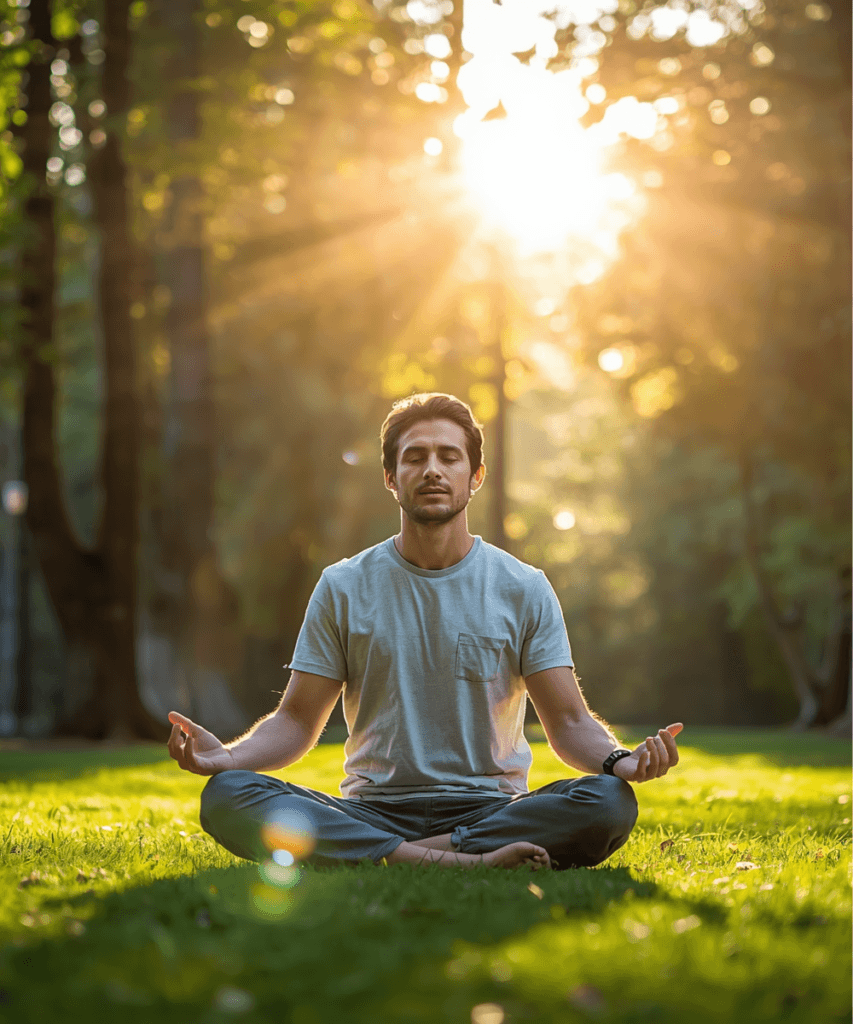 mental health tips for men including exercise sleep and mindfulness infographic